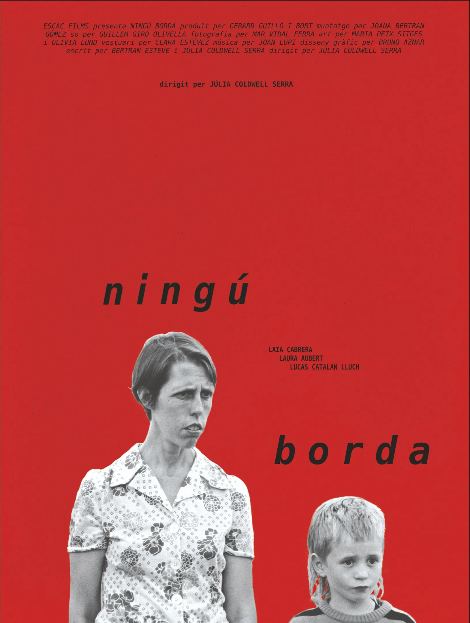 Cartell del curtmetratge Ningú Borda